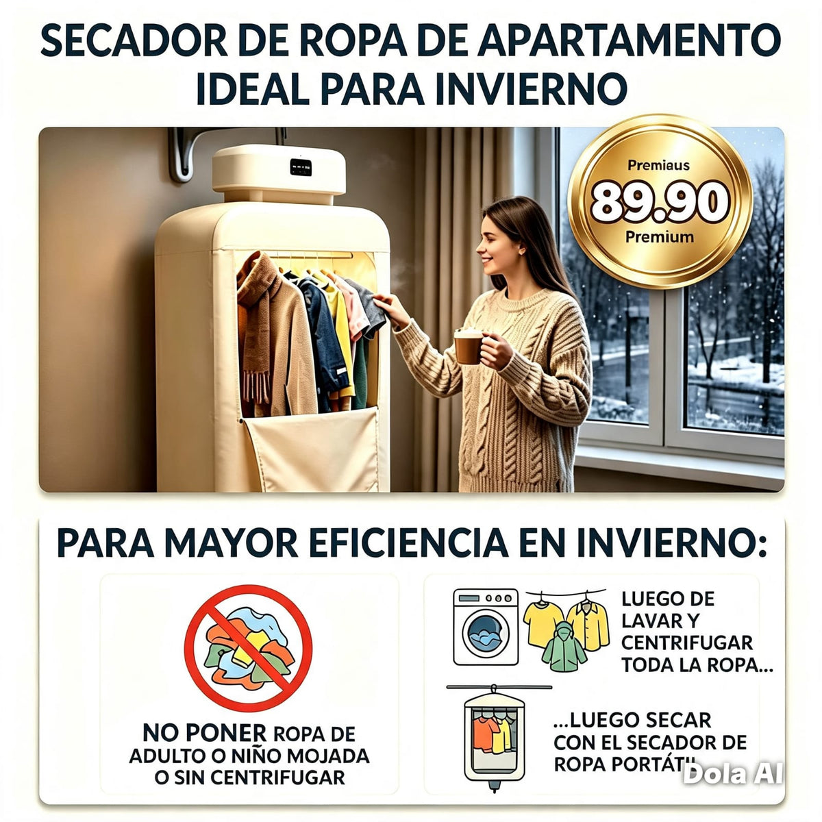 COMBO  SECADORA PORTATIL DE ROPA+ZAPATILLAS (Tambien puedes pedir por unidad)👈VER FLAYER