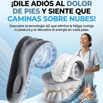 PLANTILLAS ERGONOMICAS VISCOELASTICA AYUDA ALIVIAR EL DOLOR DE LA FASCITIS PLANTAR, ESPOLON CALCANEO Y POSTURA